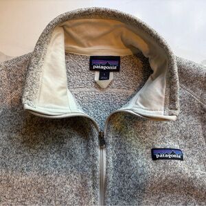Patagonia Heathered Gray Zip-Up Vest, Size L, Excellent condition.